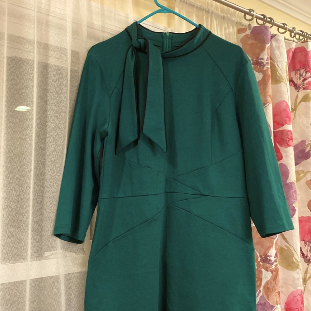 Vibrant green dress